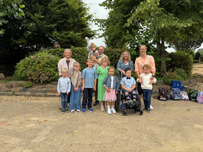 Gruppenfoto der neuen Primarstufe an der Paul-Moor-Schule Alfhausen.