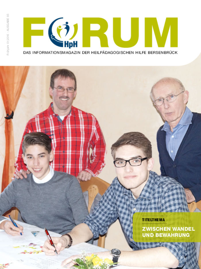 FORUM Ausgabe FRÜHJAHR 01|2016