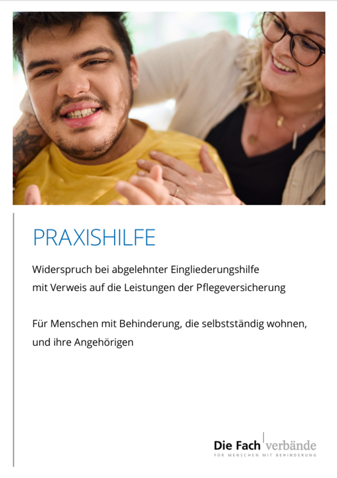 Deckblatt der Praxishilfe.