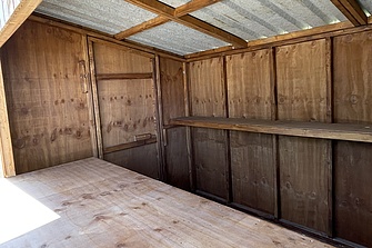 Blick in den Verkaufsstand