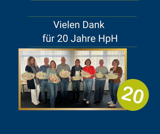 Mitarbeitende mit 20. Dienstjubiläum.