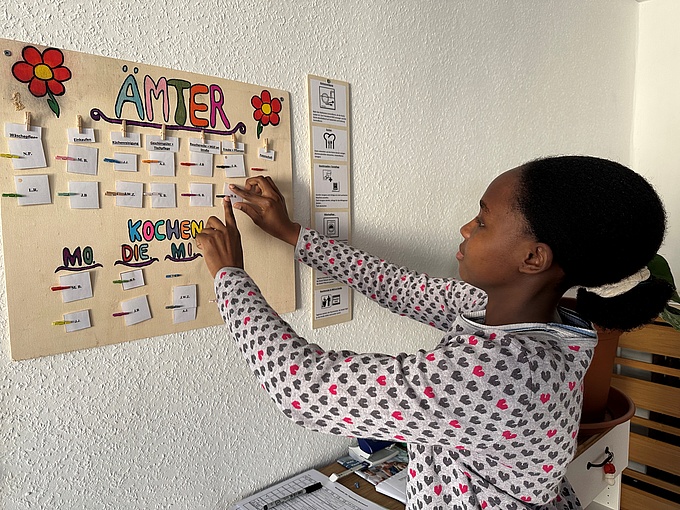 Pläne erstellen und organisieren: Veron hat in ihrem FSJ viel dazu gelernt. | Fotos: Marie-Theres Himstedt