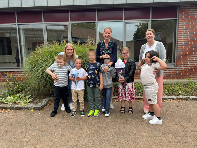 Gruppenfoto der neuen Primarstufe an der Paul-Moor-Schule Bersenbrück.