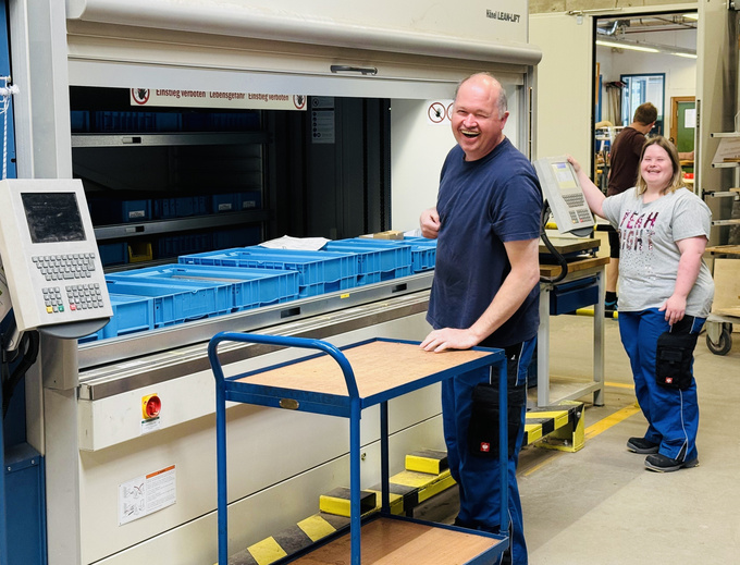 Beschäftigte der WfbM.