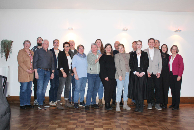 Gruppenfoto: BOB-Mitarbeitende und Lehrer*innen der BBS Bersenbrück.